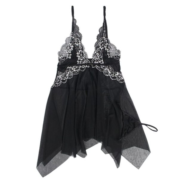SUBBLIME - BABYDOLL TECIDO TULE PEITO RENDA - Imagen 4