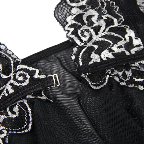 SUBBLIME - BABYDOLL TECIDO TULE PEITO RENDA - Imagen 8