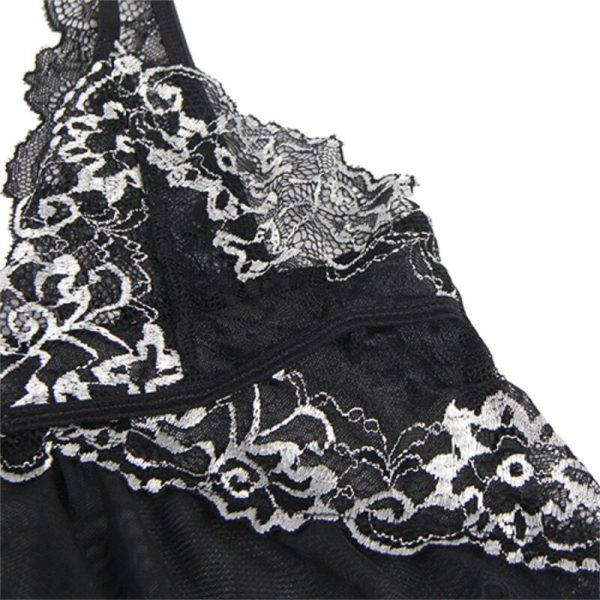 SUBBLIME - BABYDOLL TECIDO TULE PEITO RENDA - Imagen 10