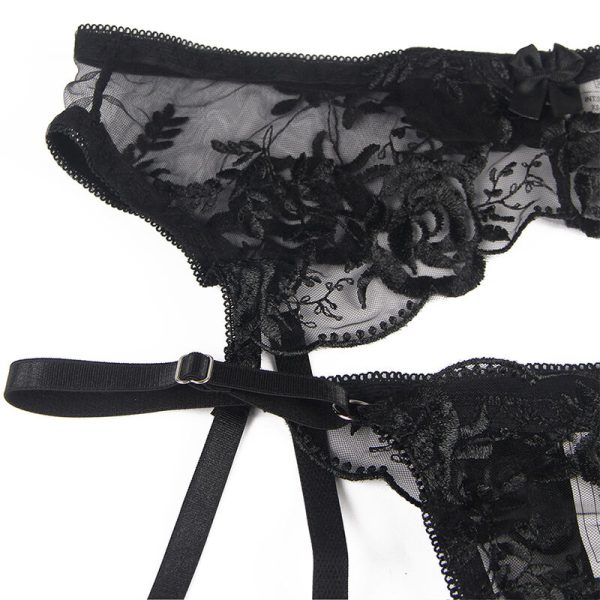 SUBBLIME - CONJUNTO DE 3 PEAS SUTI + TANGA + LIGA ESTAMPADO FLORAL - Imagen 9