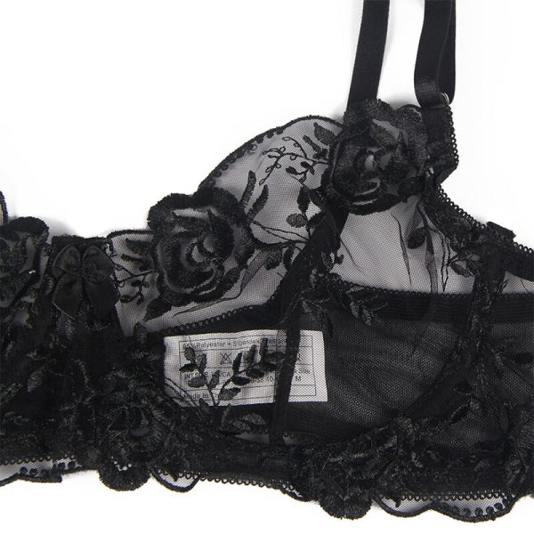 SUBBLIME - CONJUNTO DE 3 PEAS SUTI + TANGA + LIGA ESTAMPADO FLORAL - Imagen 10
