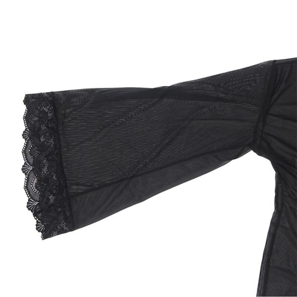 SUBBLIME - ROBE DE TECIDO  COM DETALHE DE RENDA - Imagen 6