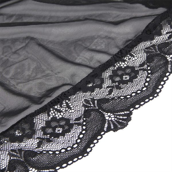 SUBBLIME - ROBE DE TECIDO  COM DETALHE DE RENDA - Imagen 8