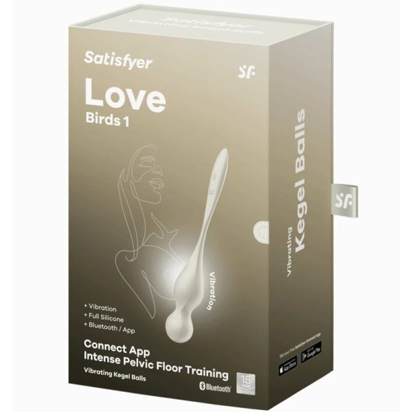 SATISFYER - BOLAS VIBRATÓRIAS DE KEGEL LOVE BIRDS BRANCO - Imagen 6