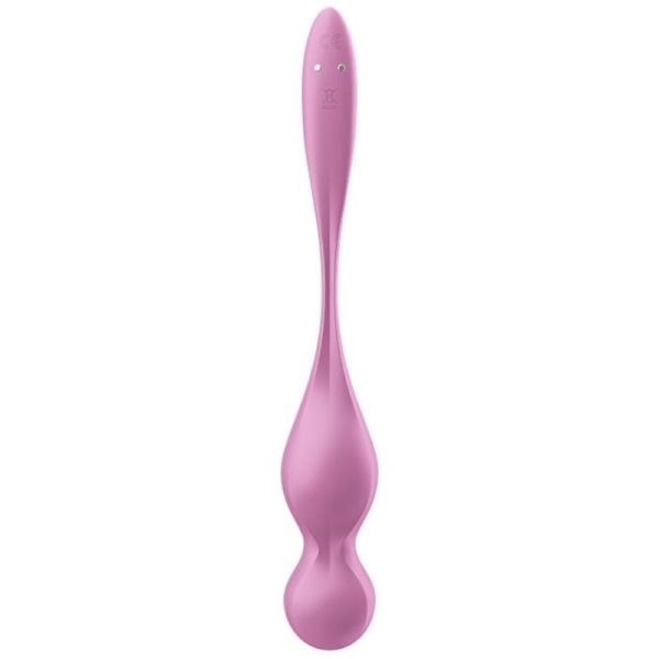 SATISFYER - BOLAS DE KEGEL VIBRANTES LOVE BIRDS ROSA - Imagen 2