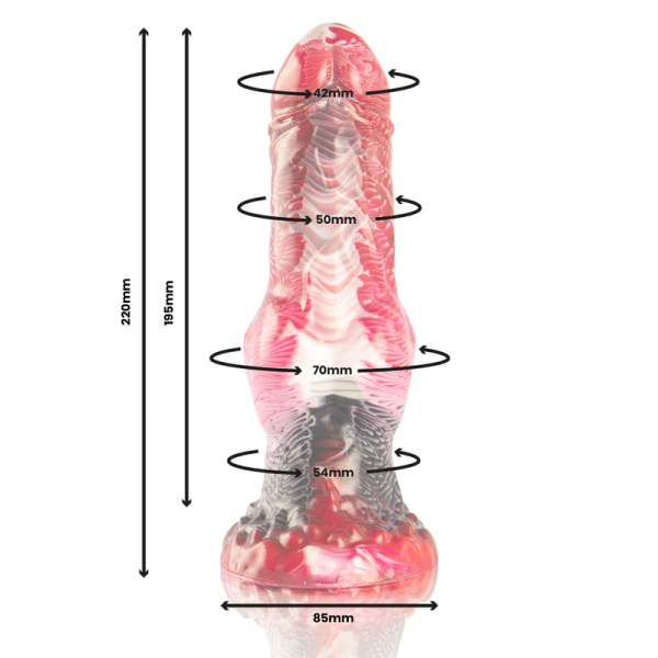 EPIC - HELIOS DILDO COM TESTÍCULOS CALOR E ÊXTASE - Imagen 2