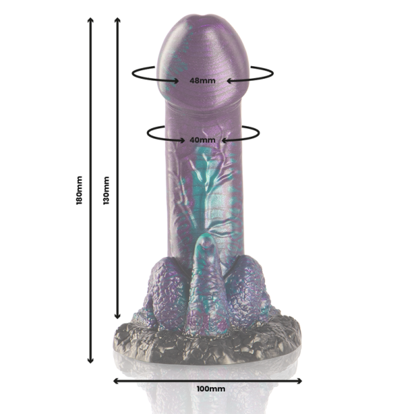 EPIC - BASILISK DILDO DUPLO ESCAMOSO PRAZER TAMANHO PEQUENO - Imagen 2