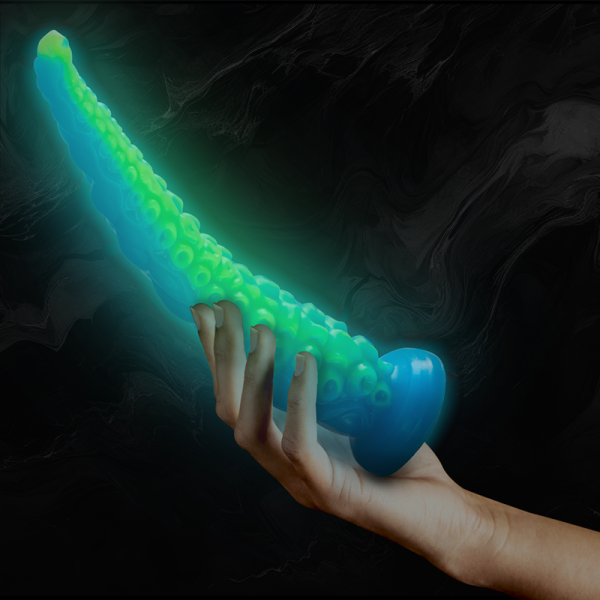 EPIC - SCYLLA FLUORESCENTE FINO TENTCULO DILDO TAMANHO GRANDE - Imagen 6
