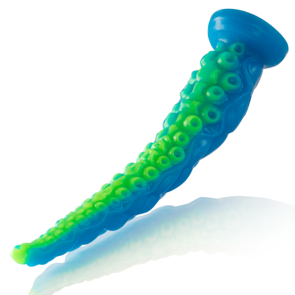 EPIC - SCYLLA FLUORESCENTE FINO TENTCULO DILDO TAMANHO GRANDE - Imagen 3