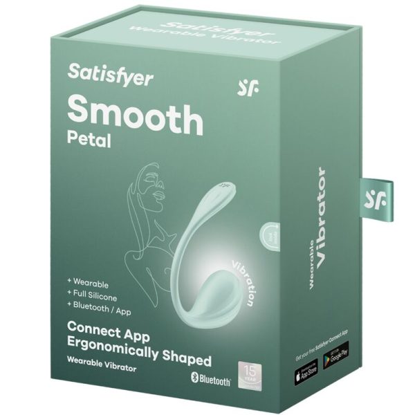 SATISFYER - ESTIMULADOR DE PÉTALA LISA G-POINT ÁGUA VERDE APLICATIVO GRATUITO - Imagen 6