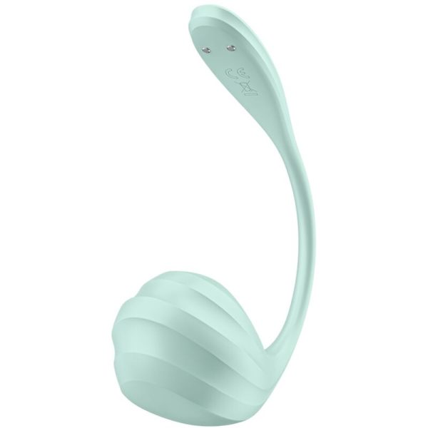 SATISFYER - ESTIMULADOR DE PÉTALA LISA G-POINT ÁGUA VERDE APLICATIVO GRATUITO - Imagen 3