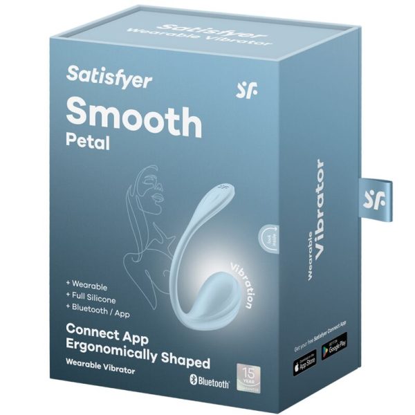 SATISFYER - ESTIMULADOR DE PONTO G DE PÉTALA LISA CÉU AZUL APLICATIVO GRATUITO - Imagen 6