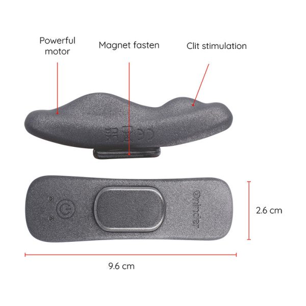 ONINDER - VIBRADOR RECARREGÁVEL MANILA PANTY 9 VELOCIDADES 9,6 CM X 2,6 CM - APLICATIVO GRATUITO - Imagen 8