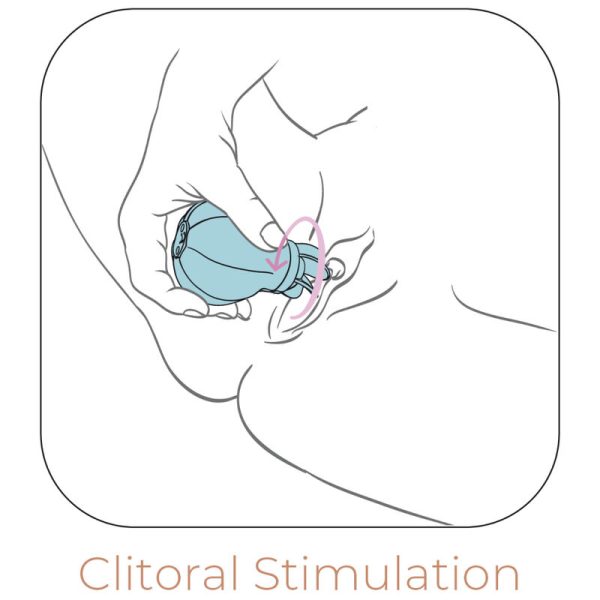 ADRIEN LASTIC - ESTIMULADOR DE CLITÓRIS CARESS AZUL - Imagen 3