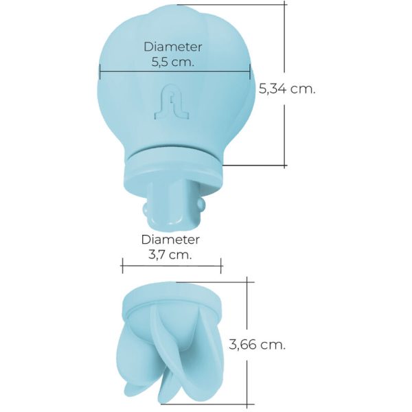 ADRIEN LASTIC - ESTIMULADOR DE CLITÓRIS CARESS AZUL - Imagen 6