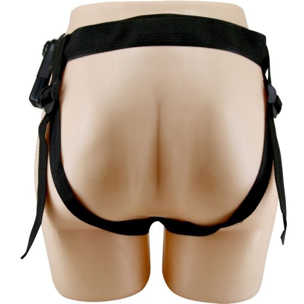 PRETTY LOVE - MARION HARNESS CUECAS UNIVERSAIS COM DILDO VIBRATÓRIO 19 CM MARROM - Imagen 4