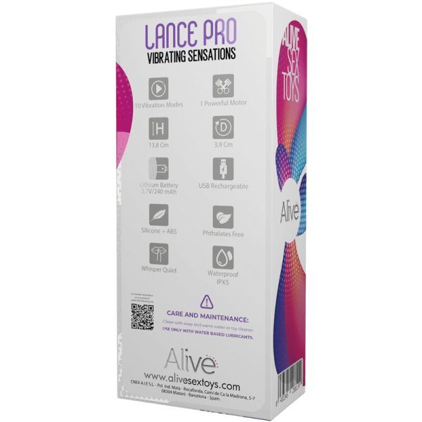 ALIVE - ESTIMULADOR ANAL LANCE PRO ROSA - Imagen 5