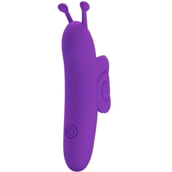 PRETTY LOVE - SNAIL ESTIMULADOR DE DEDO ROXO PODEROSO - Imagen 2