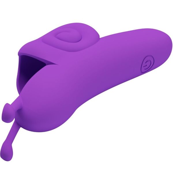 PRETTY LOVE - SNAIL ESTIMULADOR DE DEDO ROXO PODEROSO - Imagen 3