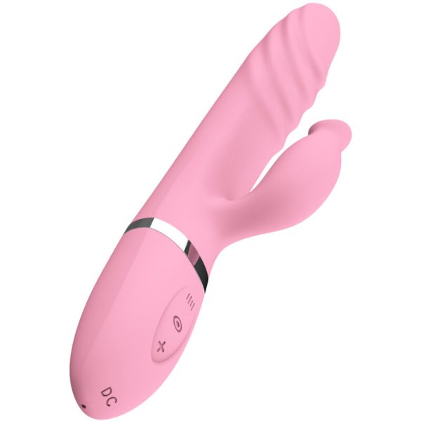 ARMONY - VIBRADOR E THRUSTING COM LÃNGUA DE EFEITO DE CALOR ROSA - Imagen 2