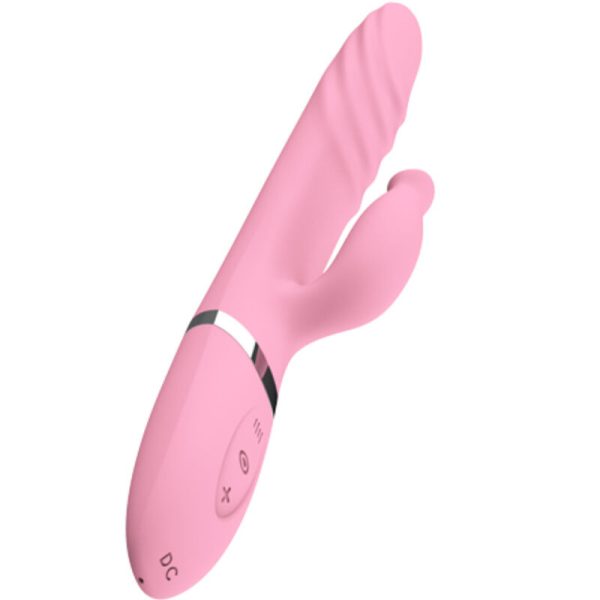 ARMONY - VIBRADOR E THRUSTING COM LÃNGUA DE EFEITO DE CALOR ROSA - Imagen 5