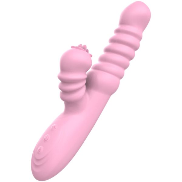 ARMONY - VIBRADOR MULTIFUNÃÃO COM EFEITO DE CALOR ESTIMULANTE DE LÃNGUA ROSA - Imagen 5