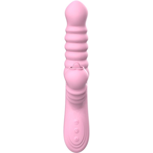 ARMONY - VIBRADOR MULTIFUNÃÃO COM EFEITO DE CALOR ESTIMULANTE DE LÃNGUA ROSA - Imagen 4