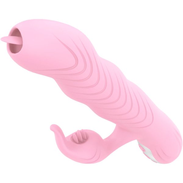 ARMONY - MARCIA VIBRADOR & THRUSTING DUPLA LÃNGUA EFEITO CALOR ROSA - Imagen 2