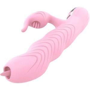 ARMONY - MARCIA VIBRADOR & THRUSTING DUPLA LÃNGUA EFEITO CALOR ROSA