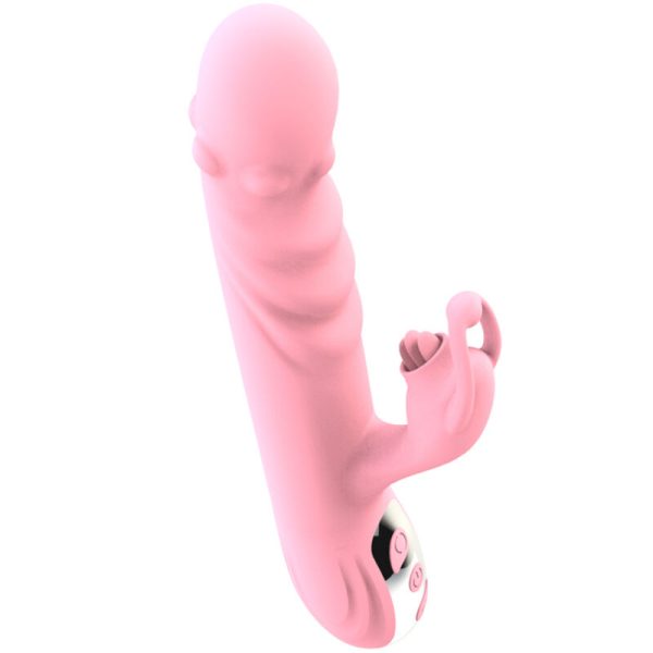 ARMONY - VIBRADOR TOTALMENTE LÃNGUA COM EFEITO DE CALOR ESTIMULANTE ROSA