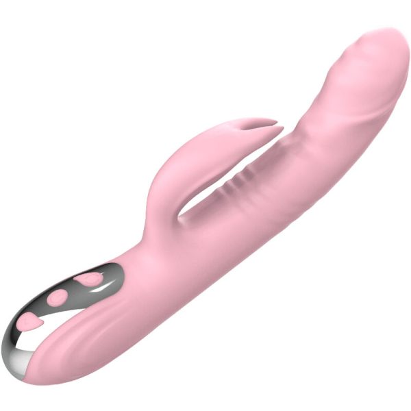 ARMONY - VIBRADOR DE COELHO TOTALMENTE ROSA EFEITO DE CALOR - Imagen 4