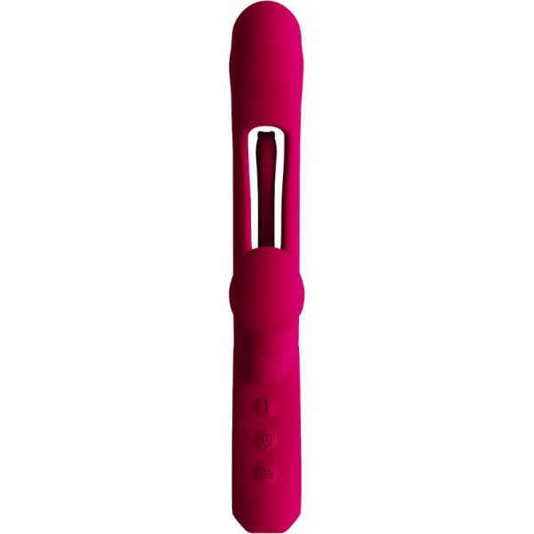 ARMONY - VIBRADOR DE IMPACTO SWING E ESTIMULADOR DUPLO MODELO 2 BORDEAUX - Imagen 2