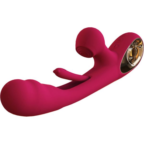 ARMONY - VIBRADOR DE IMPACTO SWING E ESTIMULADOR DUPLO MODELO 2 BORDEAUX - Imagen 5