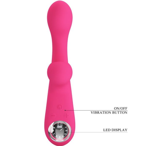 PRETTY LOVE - SKYLAR VIBRADOR ESTIMULADOR ROSA - Imagen 8