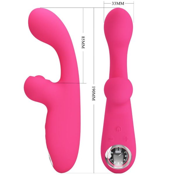 PRETTY LOVE - SKYLAR VIBRADOR ESTIMULADOR ROSA - Imagen 7
