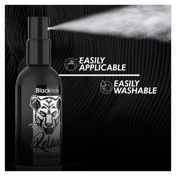 BLACK HOLE - ANAL RELAXER SPRAY À BASE DE ÁGUA 30 ML - Imagen 3