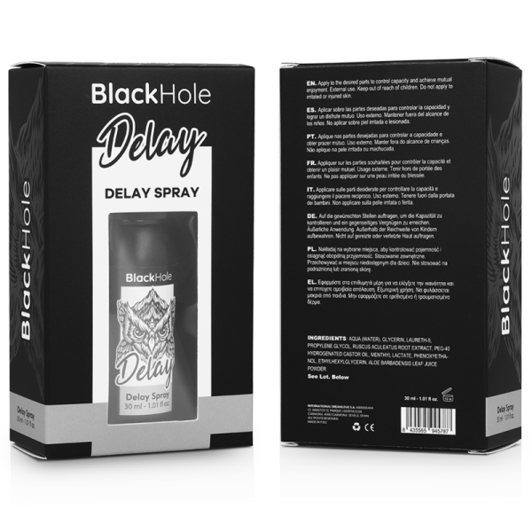BLACK HOLE - DELAY SPRAY À BASE DE ÁGUA 30 ML - Imagen 5