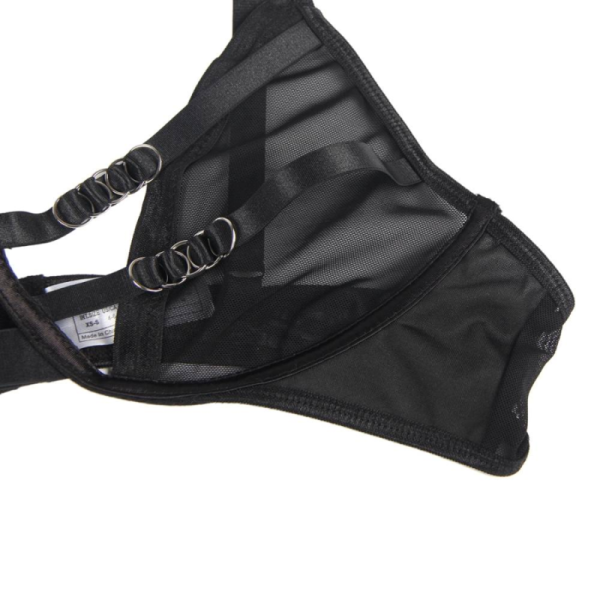 SUBBLIME - CONJUNTO DE DUAS PEÇAS DE SUTIÃ TRANSPARENTE E TIRAS S/M - Imagen 5