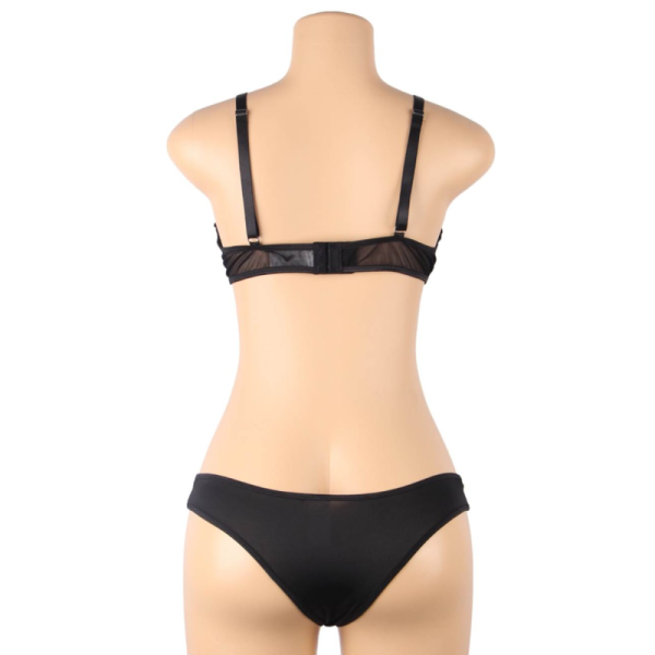 SUBBLIME - CONJUNTO DE DUAS PEÇAS DE SUTIÃ TRANSPARENTE E TIRAS S/M - Imagen 8