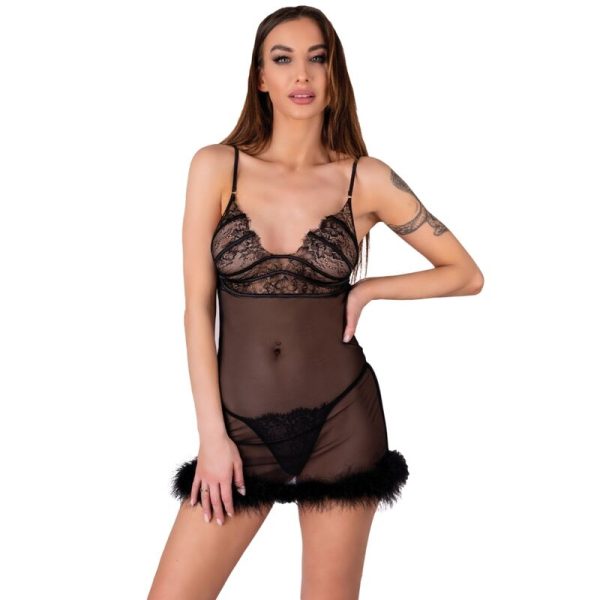 LIVCO CORSETTI FASHION - CONJUNTO ZERUNAM BABYDOLL + TANGA