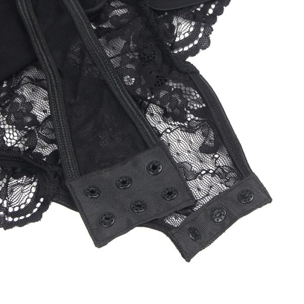 SUBBLIME - TEDDY COM LIGA COM DETALHE RENDA E TIRAS - Imagen 5