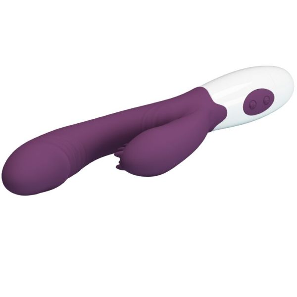 PRETTY LOVE - ANDRE VIBRADOR COELHO E ESTIMULADOR DE PONTO G ROXO - Imagen 6
