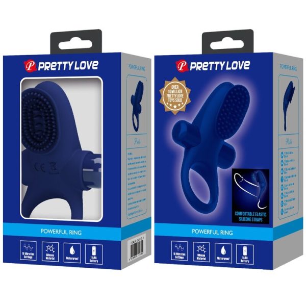 PRETTY LOVE - PALLE ANEL COM VIBRAO AZUL - Imagen 9
