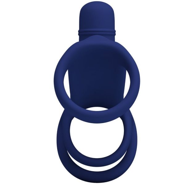 PRETTY LOVE - ANEL VIBRANTE ELISH COM EXTENSO AZUL - Imagen 3
