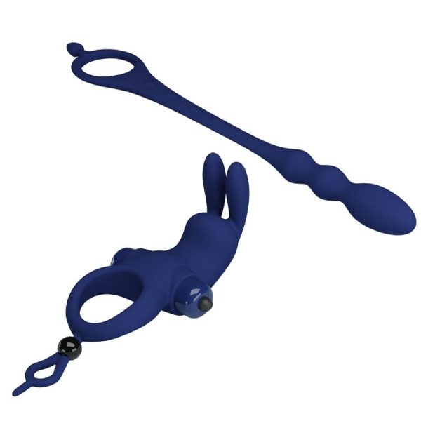 PRETTY LOVE - AYAD ANEL VIBRADOR COELHO COM PLUG AZUL - Imagen 6