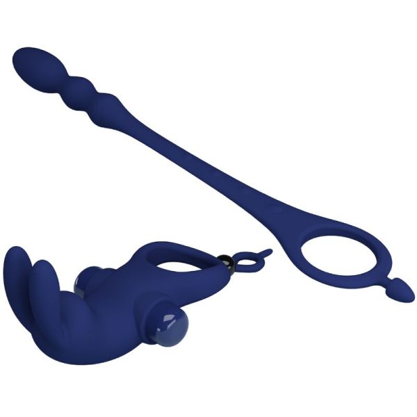 PRETTY LOVE - AYAD ANEL VIBRADOR COELHO COM PLUG AZUL - Imagen 7