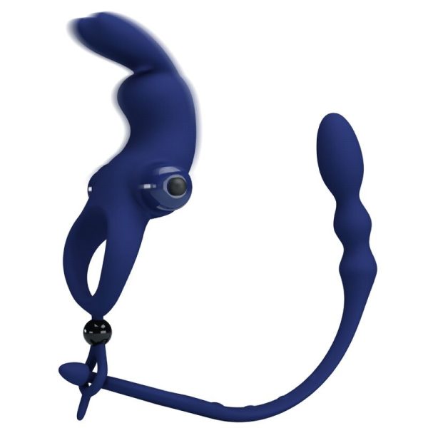 PRETTY LOVE - AYAD ANEL VIBRADOR COELHO COM PLUG AZUL - Imagen 3