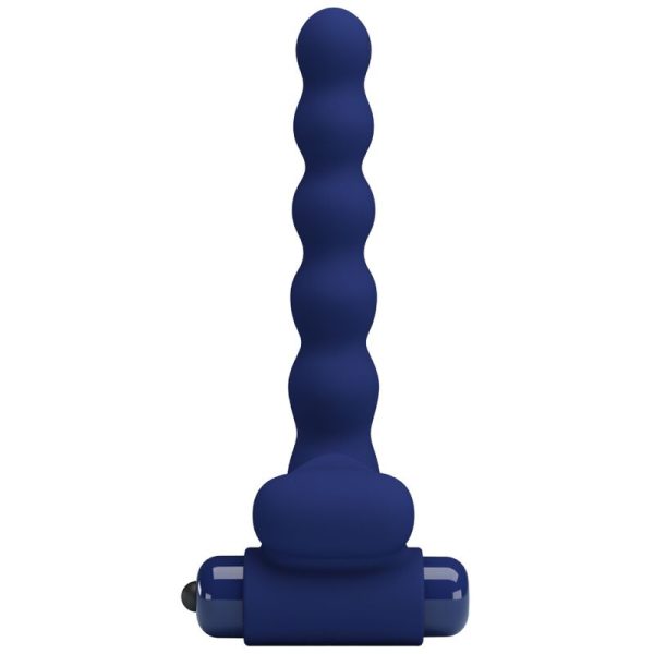 PRETTY LOVE - AJMAL ANEL VIBRADOR COM PLUG AZUL - Imagen 4