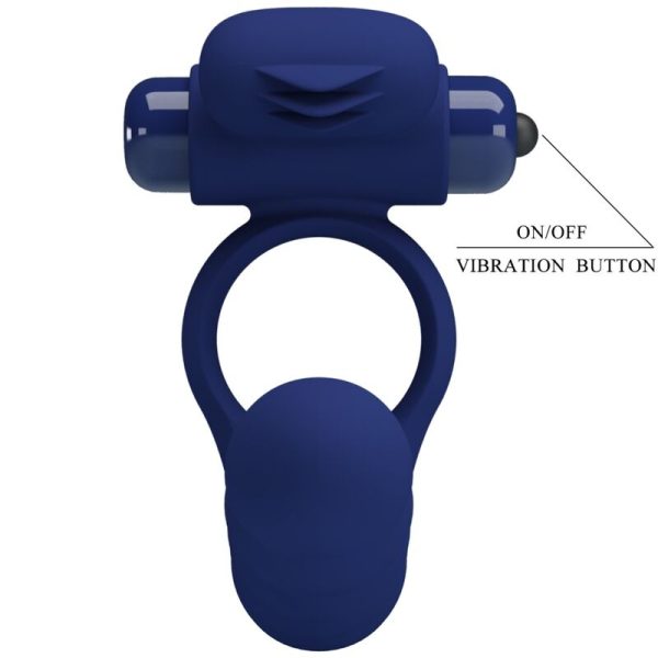 PRETTY LOVE - AJMAL ANEL VIBRADOR COM PLUG AZUL - Imagen 9