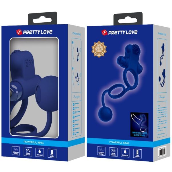 PRETTY LOVE - REMINGTON ANEL VIBRADOR DUPLO COM PLUG AZUL - Imagen 10